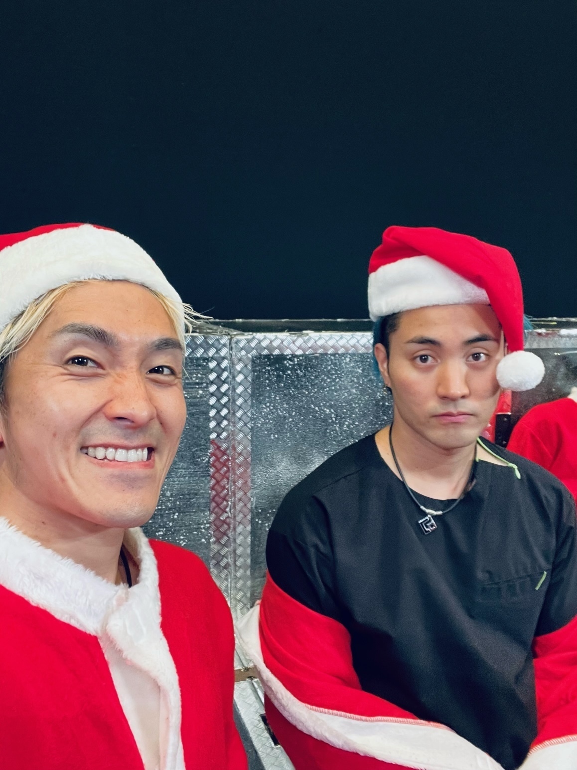 きよっサンタとそうちゃんサンタ