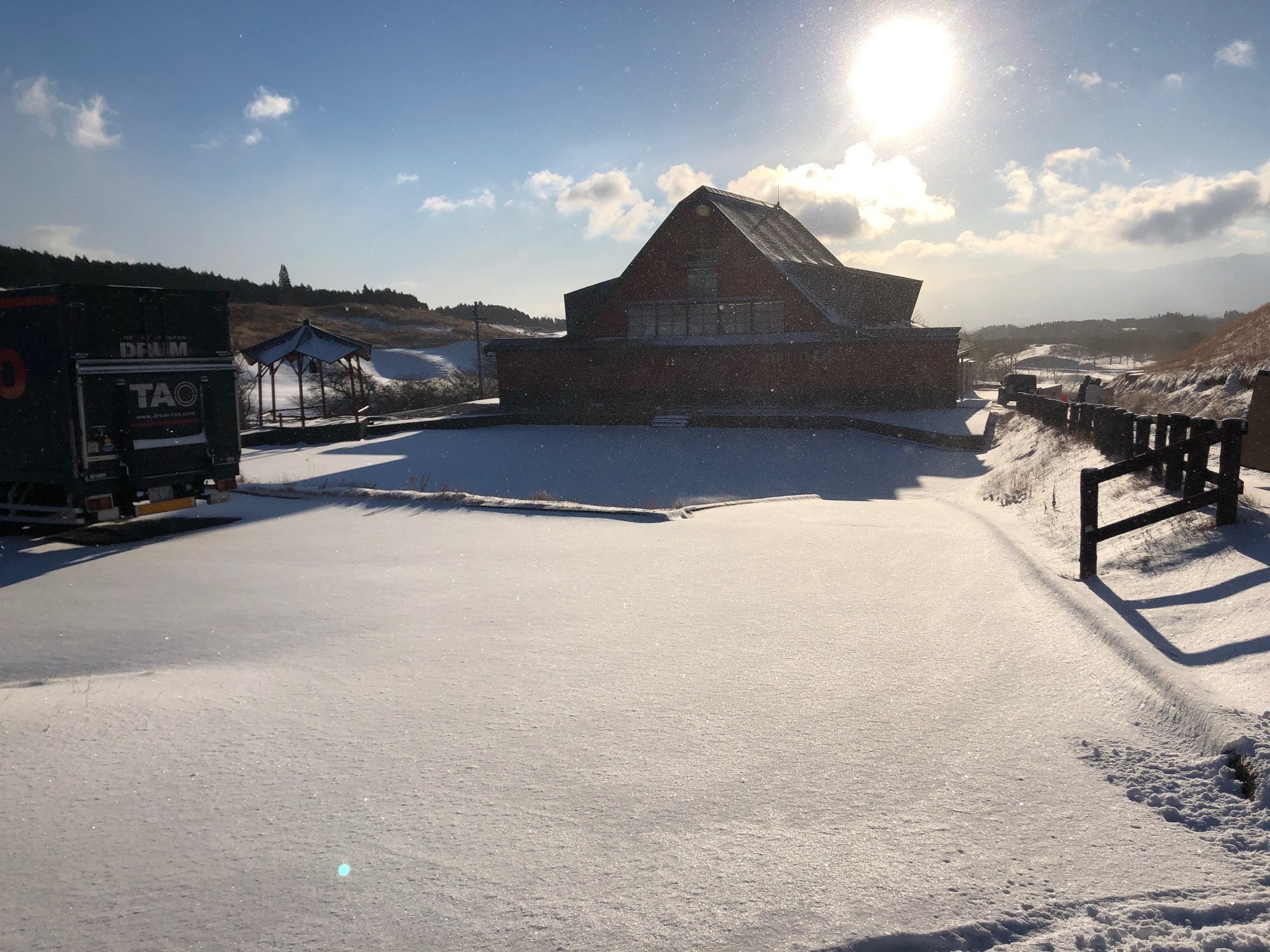 雪化粧の里