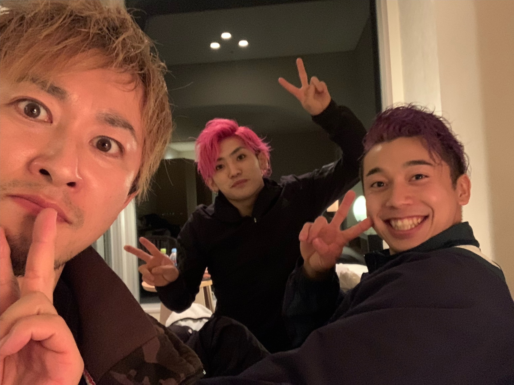 3人で！