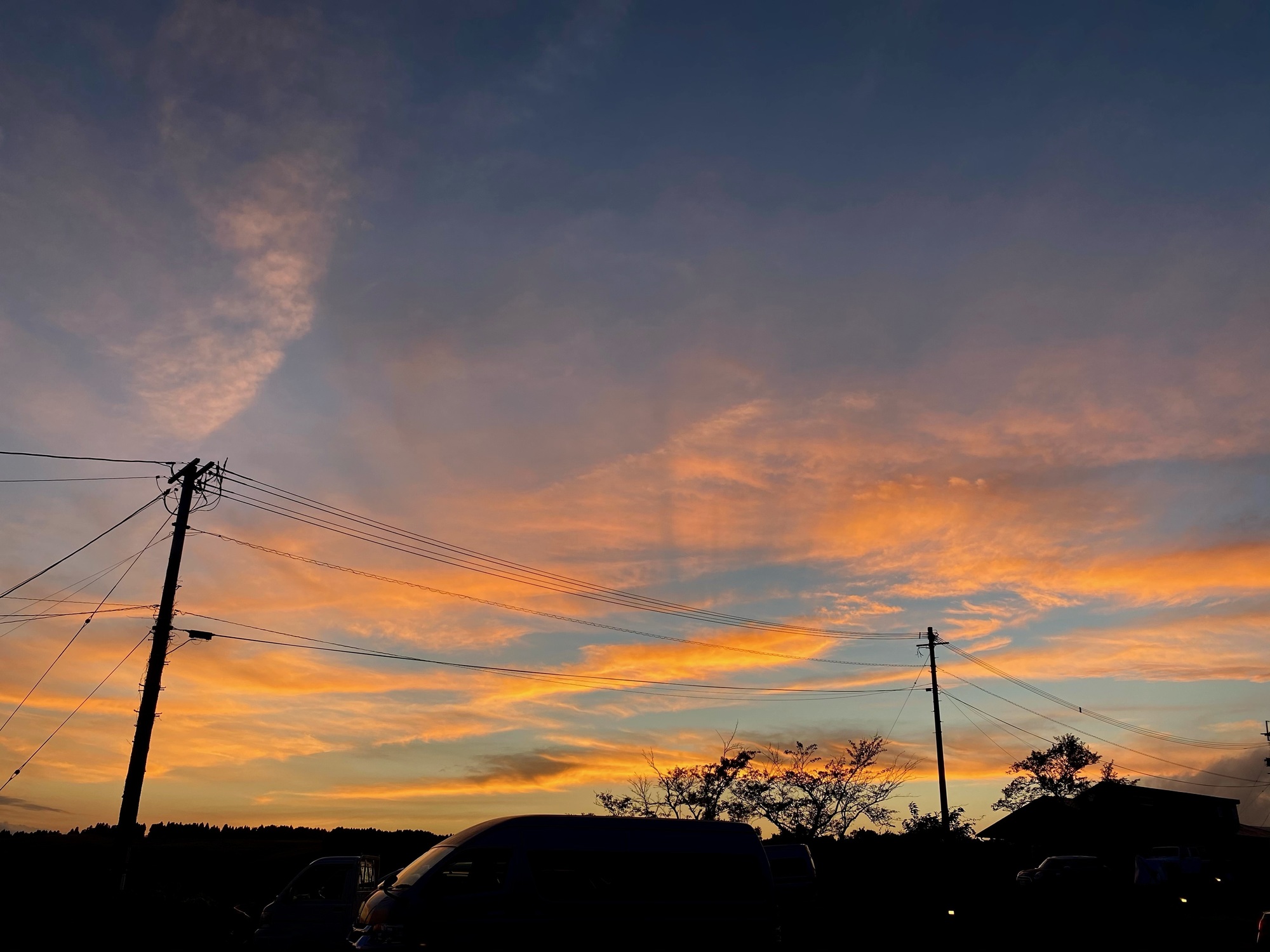 夕暮れ