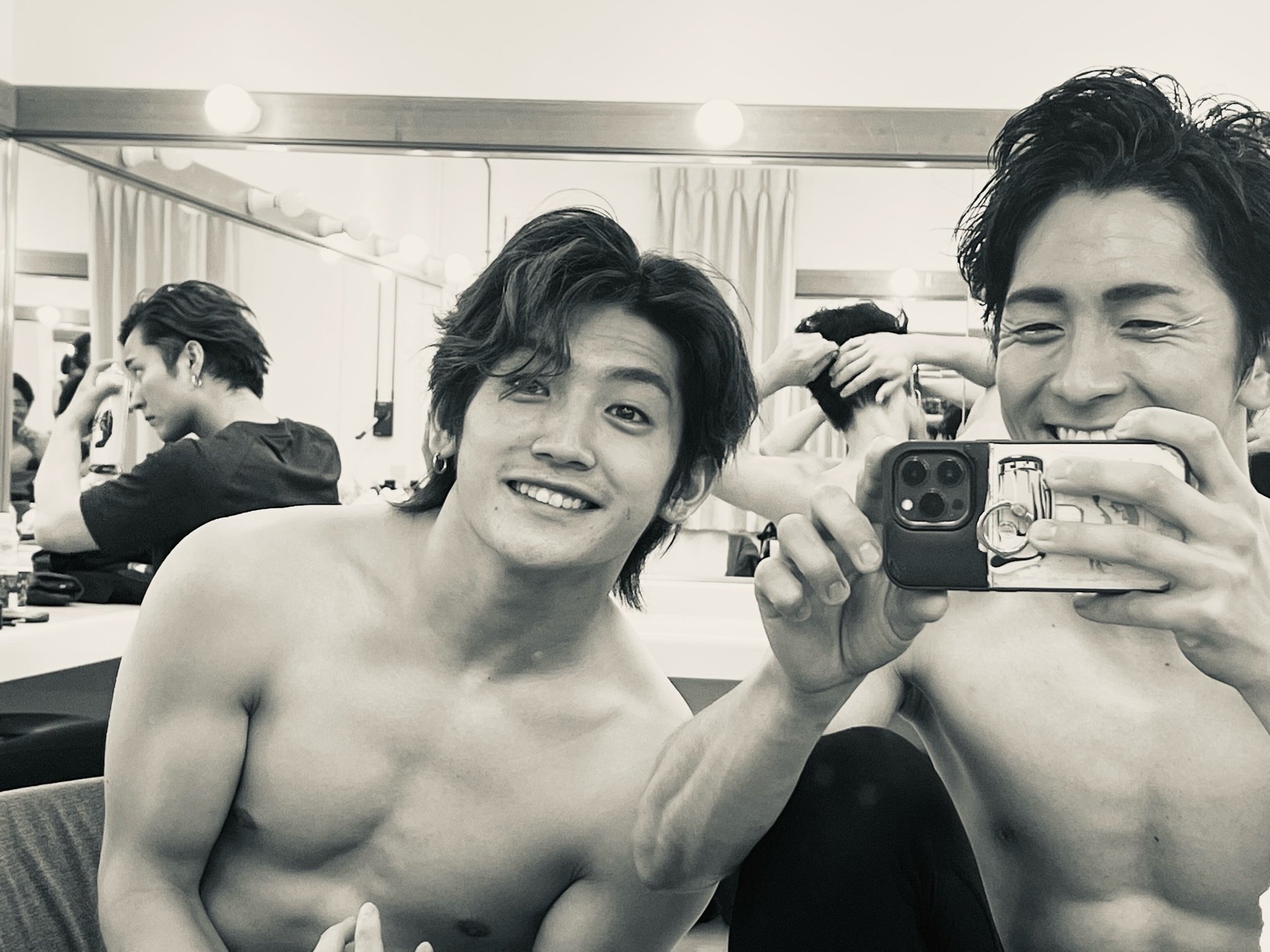 本番前のひとコマ