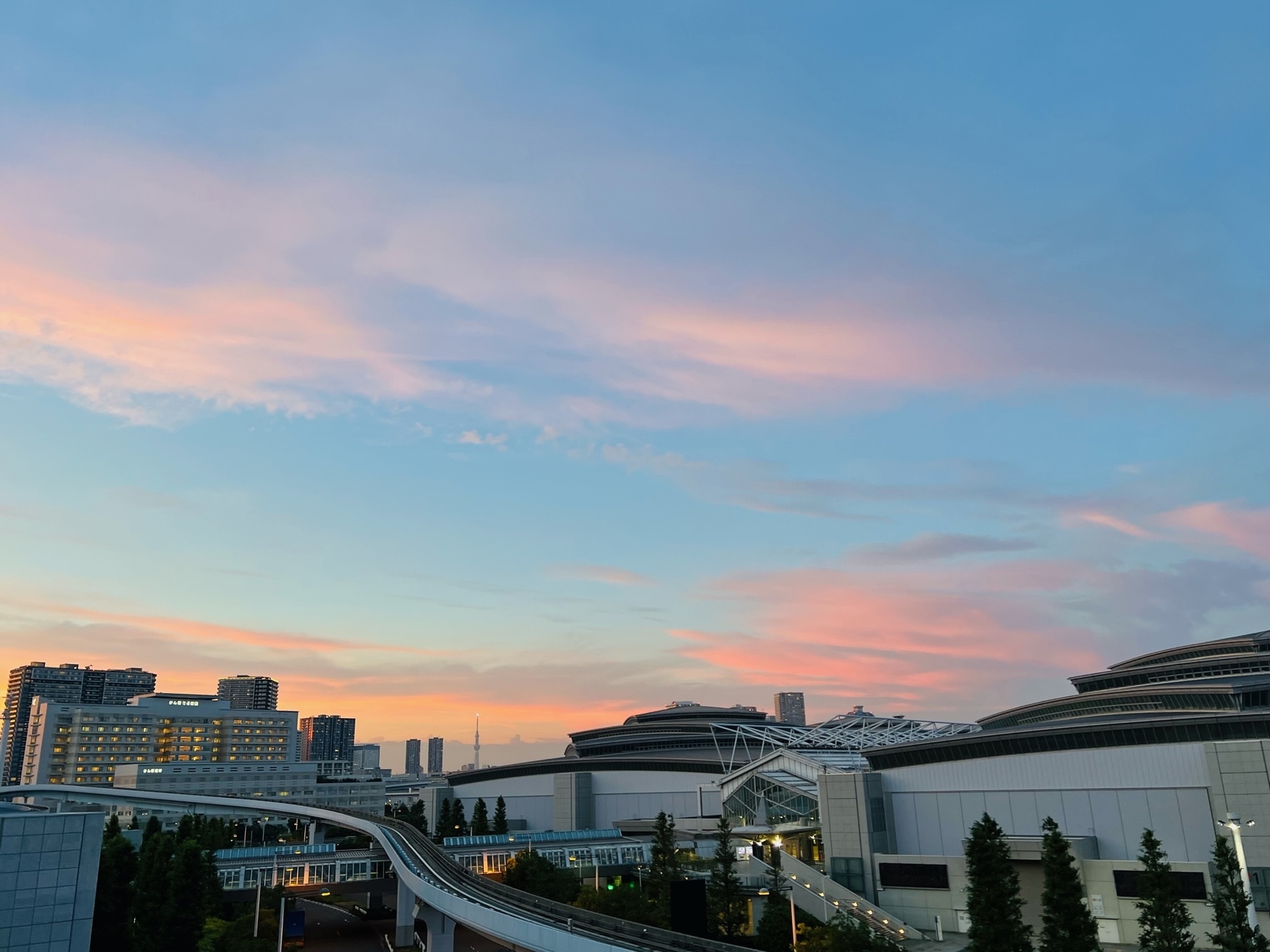 夕焼けー