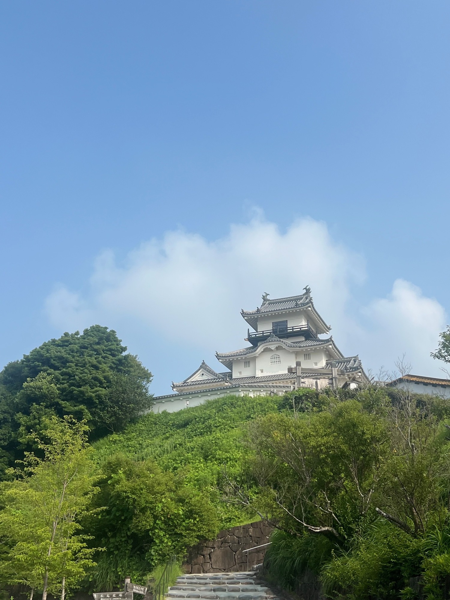掛川城。